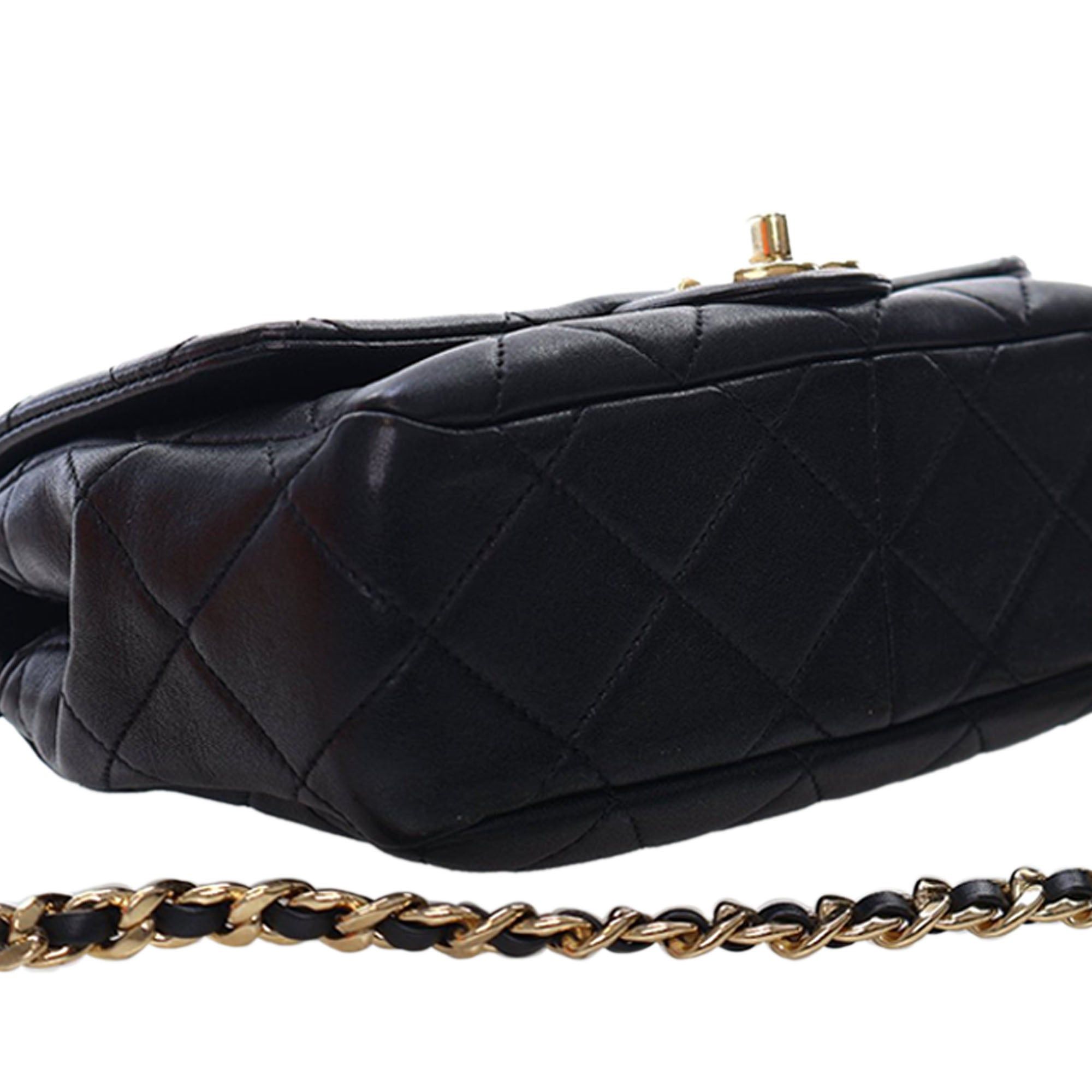 Chanel Small Quilted Lambskin Round Top Handle Flap Size ONE SIZE - 9 Thumbnail