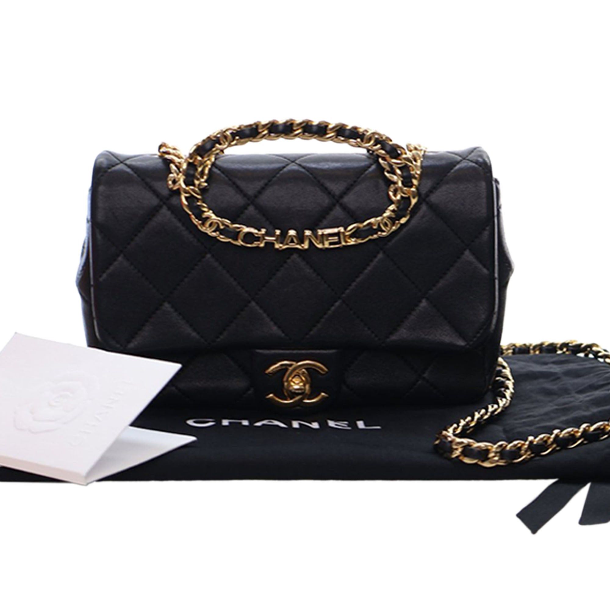 Chanel Small Quilted Lambskin Round Top Handle Flap Size ONE SIZE - 15 Thumbnail