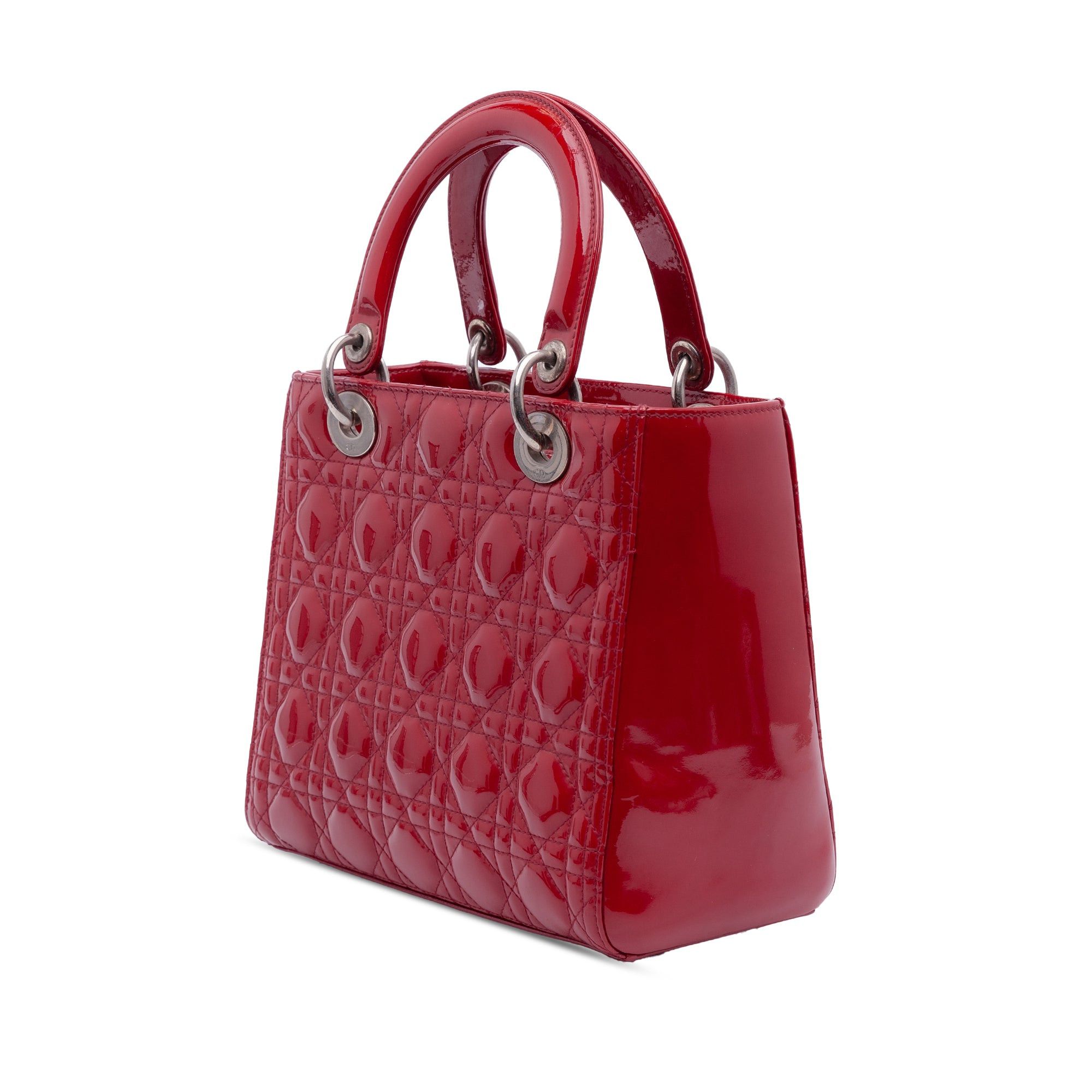 Dior Medium Patent Cannage Lady Dior Size ONE SIZE - 2 Thumbnail