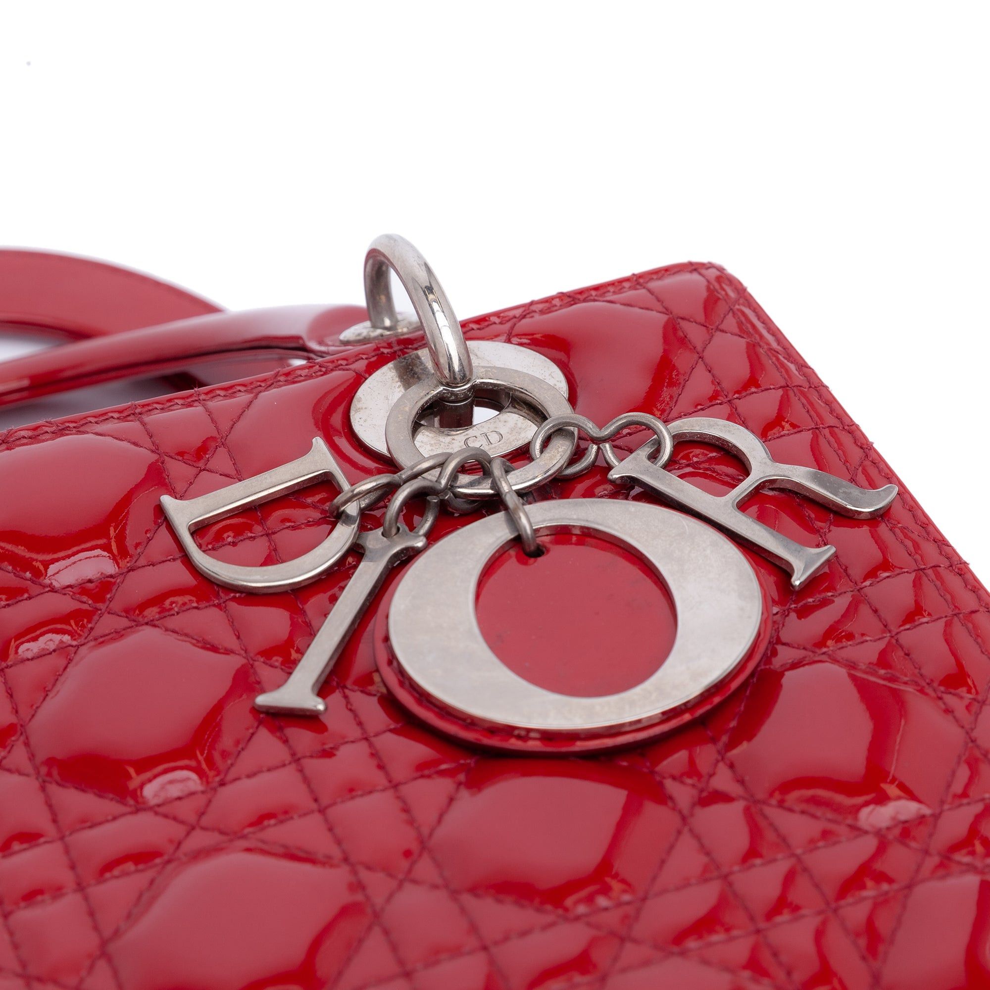 Dior Medium Patent Cannage Lady Dior Size ONE SIZE - 7 Thumbnail
