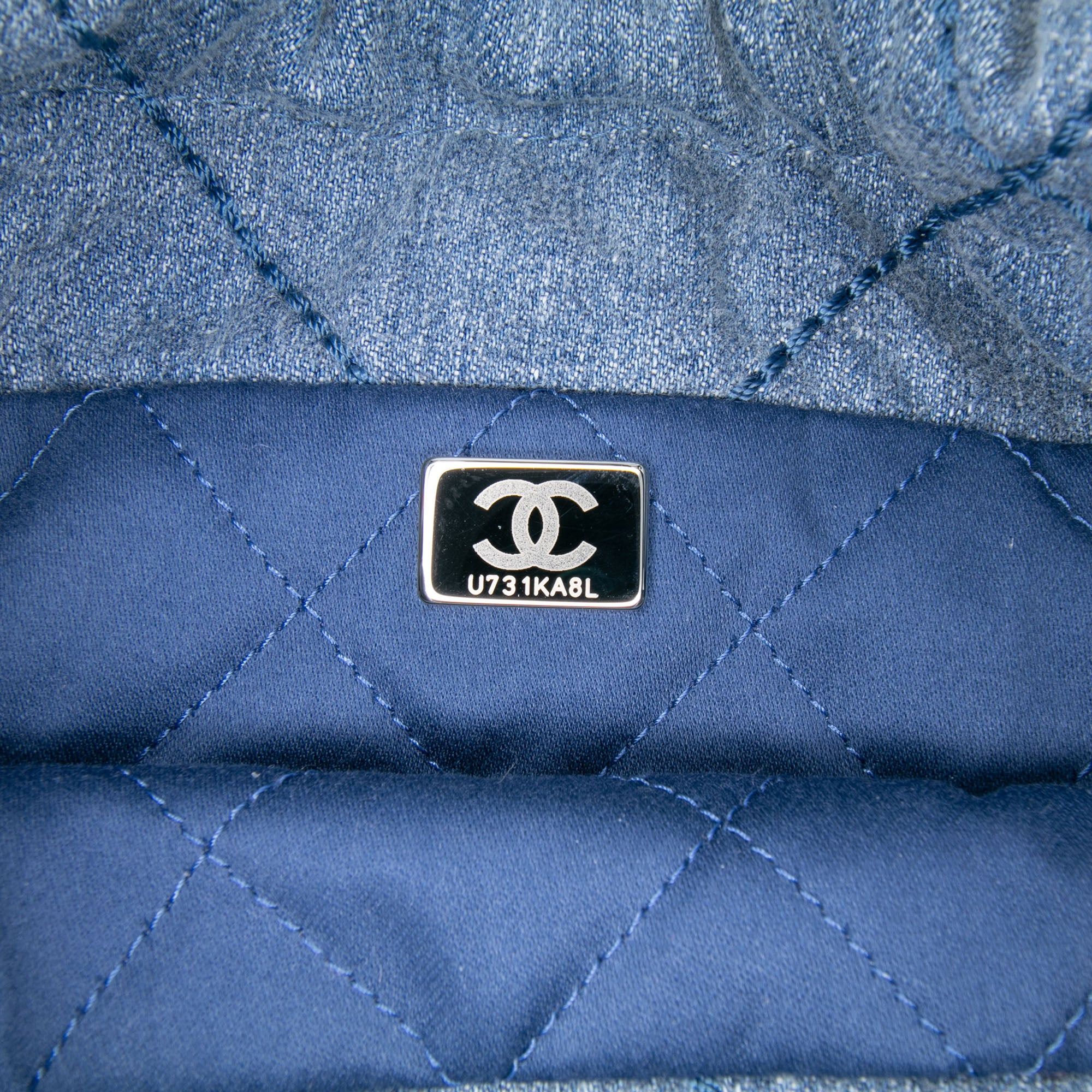 Chanel Mini Denim Studded 22 Handbag Size ONE SIZE - 6 Thumbnail
