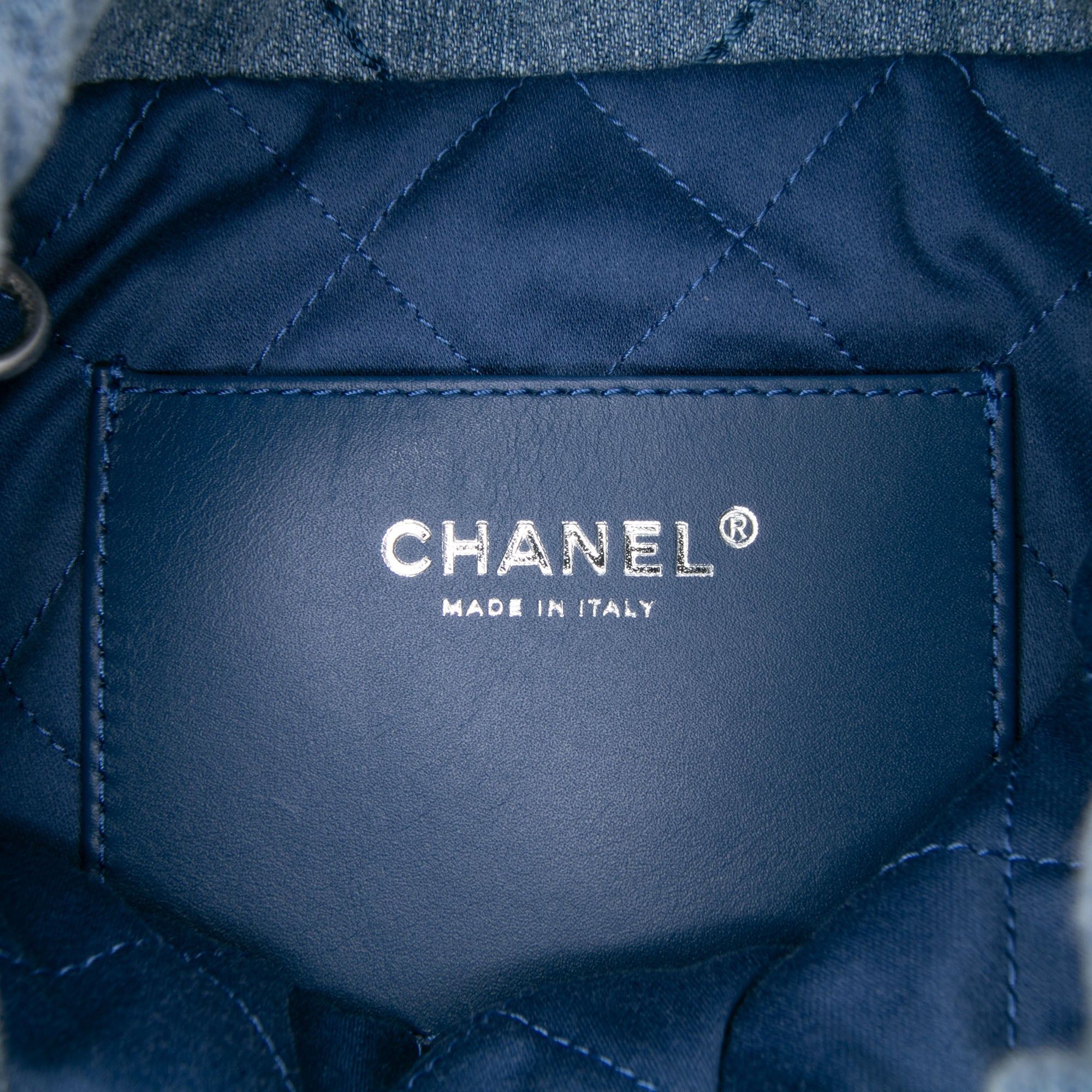 Chanel Mini Denim Studded 22 Handbag Size ONE SIZE - 5 Thumbnail