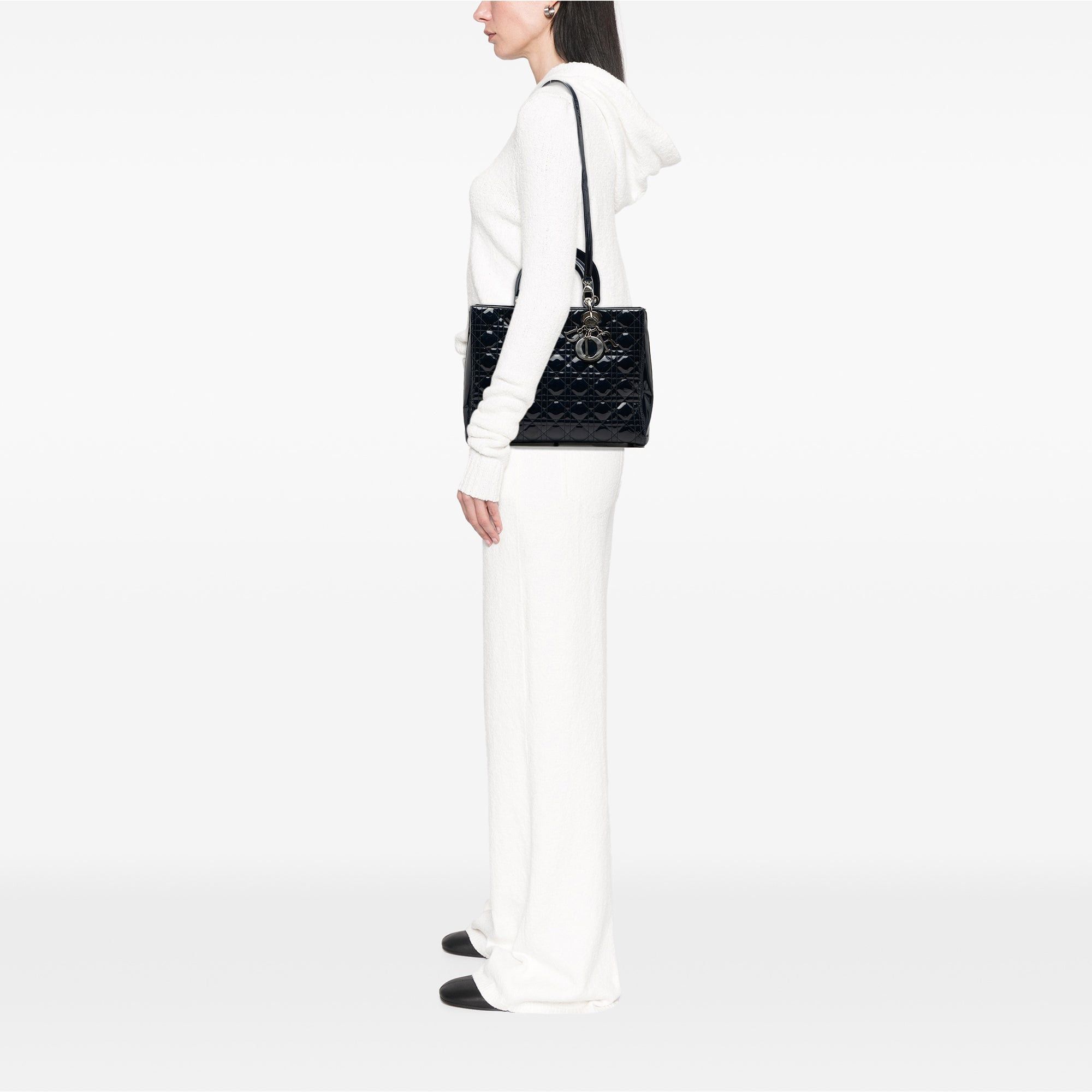 Dior Large Patent Cannage Lady Dior Size ONE SIZE - 7 Thumbnail