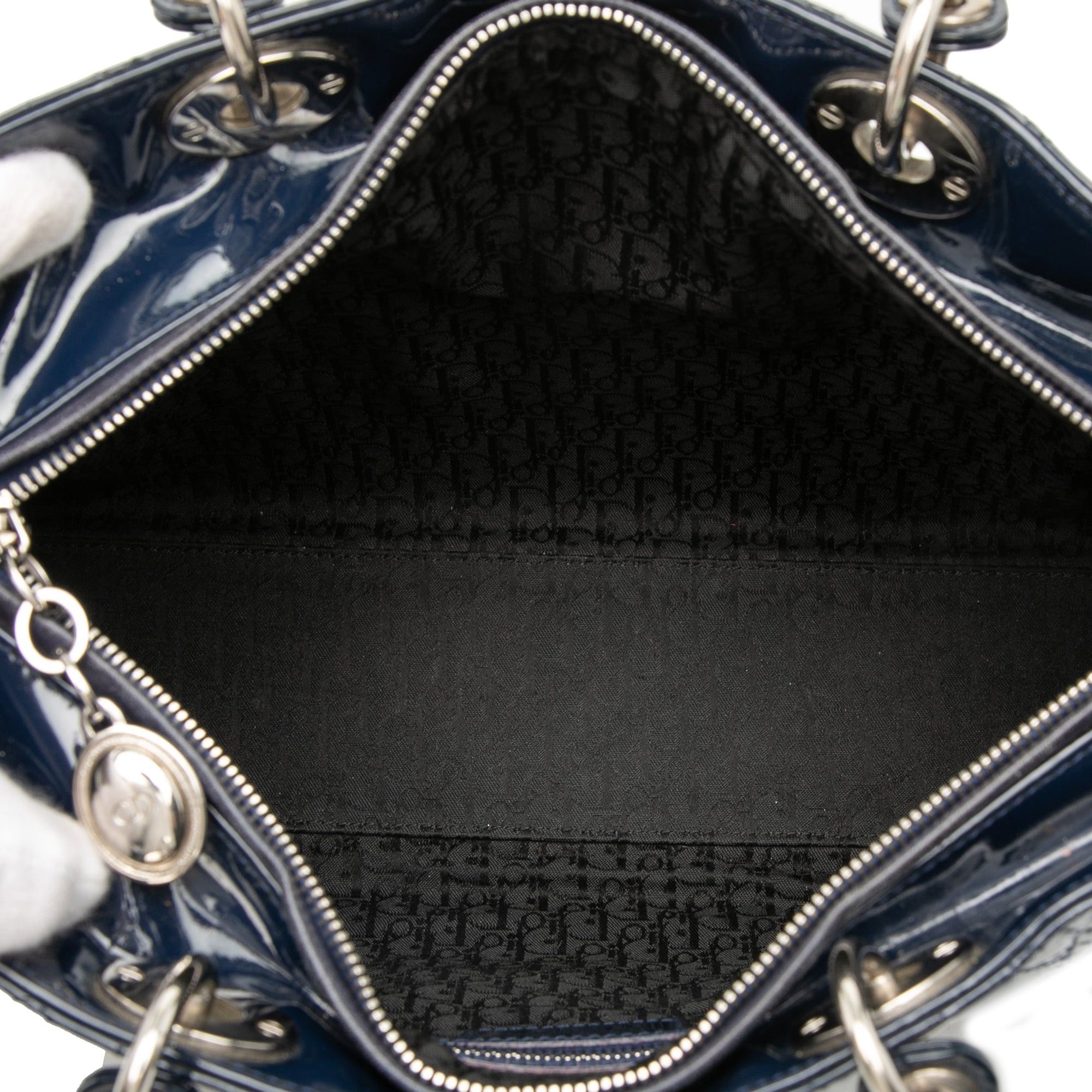 Dior Large Patent Cannage Lady Dior Size ONE SIZE - 4 Thumbnail