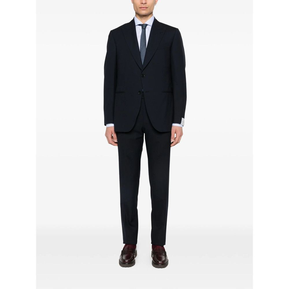 Caruso Caruso BLUE Suits - Single Breasted Suits Size US M / EU 48-50 / 2 - 2 Thumbnail