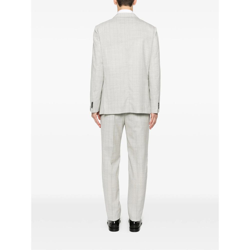 Caruso Caruso GREY Suits - Double Breasted Suits Size US L / EU 52-54 / 3 - 2 Thumbnail