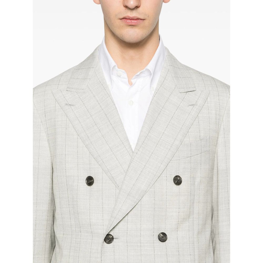 Caruso Caruso GREY Suits - Double Breasted Suits Size US XXL / EU 58 / 5 - 4 Thumbnail
