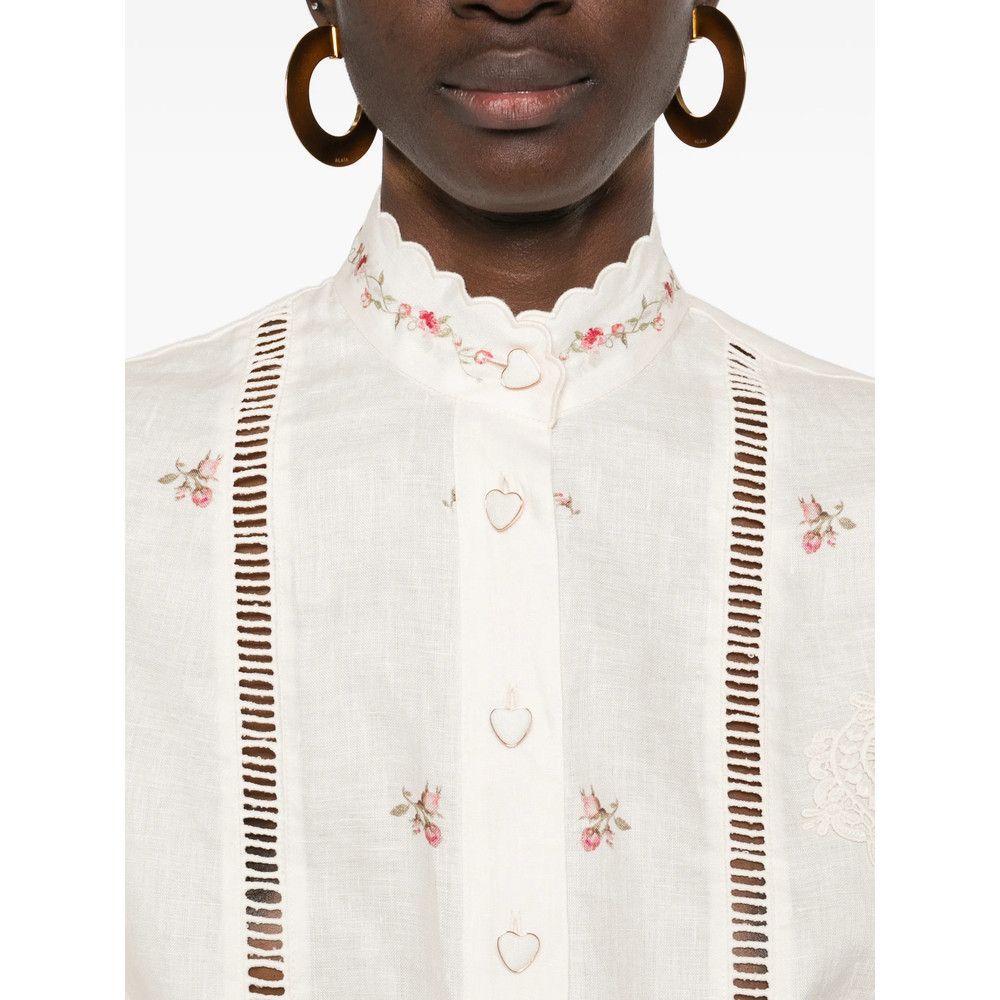 Zimmermann Zimmermann NEUTRALS Tops - Shirts Size S / US 4 / IT 40 - 2 Thumbnail