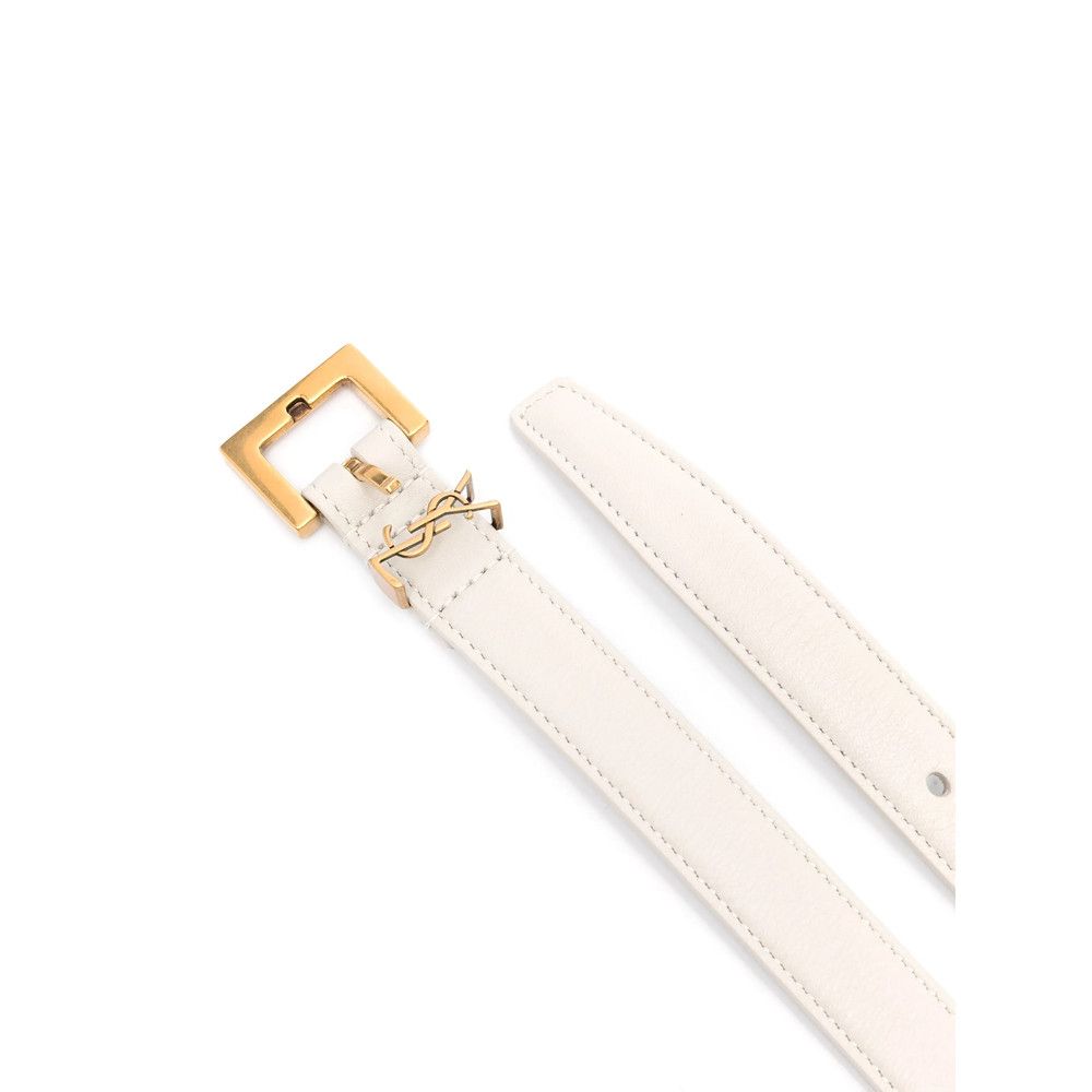Saint Laurent Paris Saint Laurent NEUTRALS Belts Size ONE SIZE - 2 Thumbnail