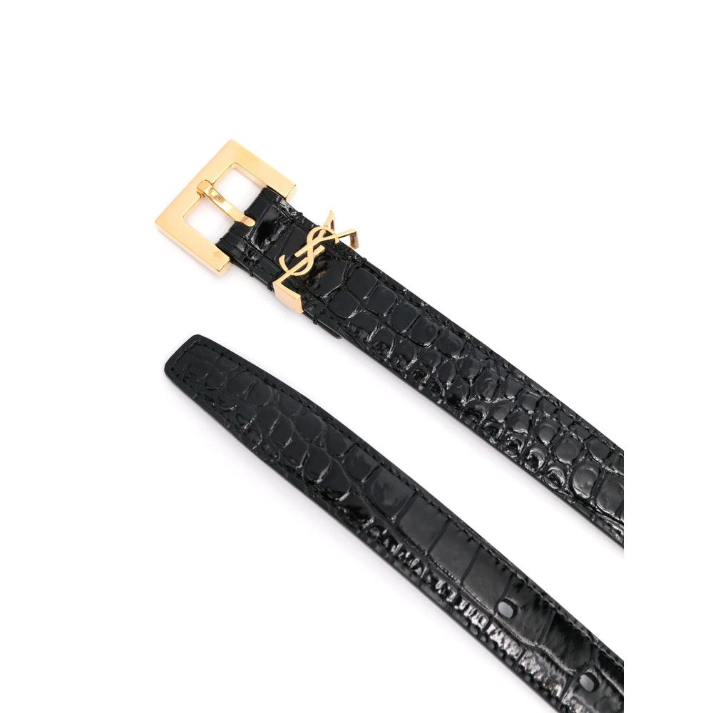 Saint Laurent Paris Saint Laurent BLACK Belts Size ONE SIZE - 2 Thumbnail