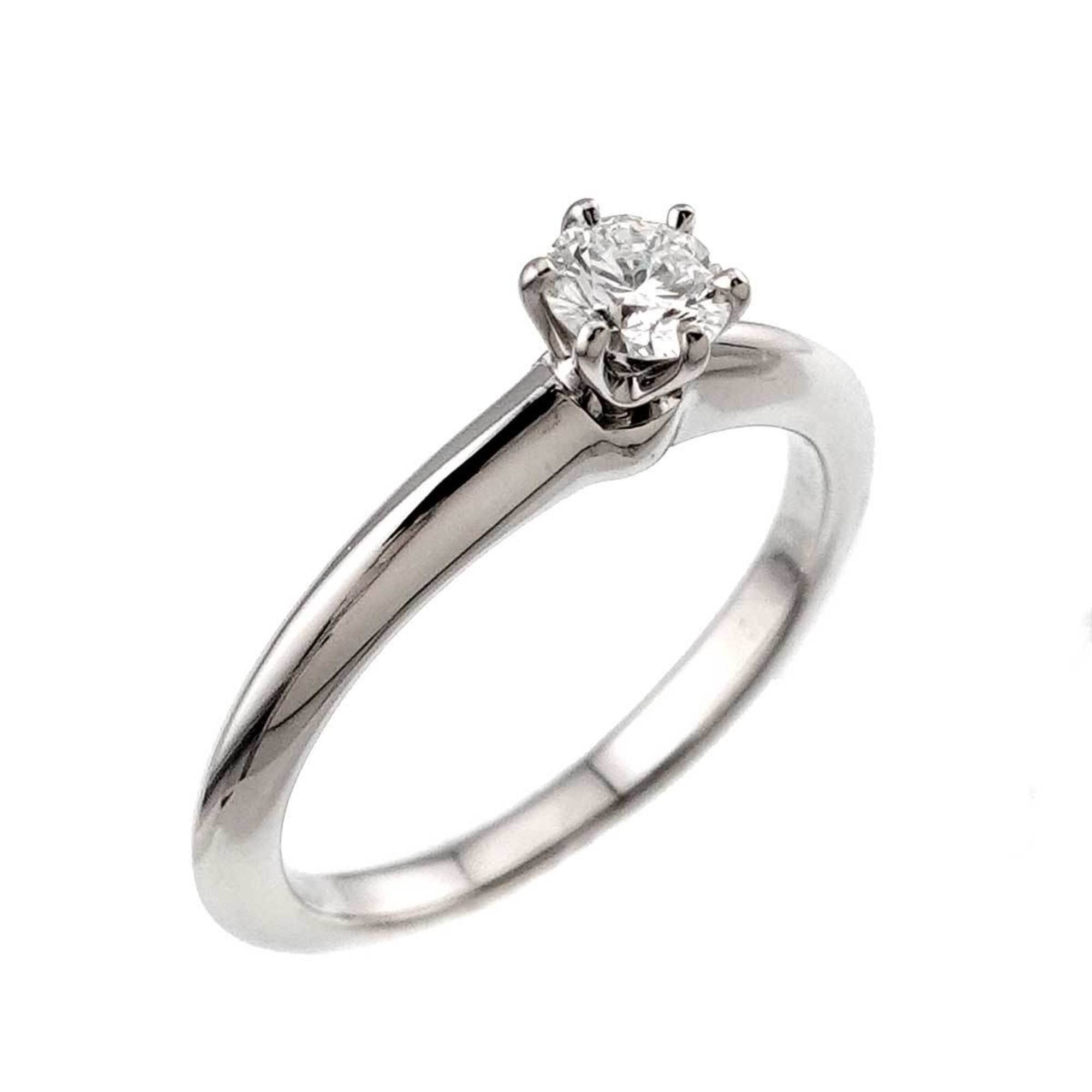 Tiffany & Co. Tiffany & Co. Solitaire Ring with 0.20ct Diamond in Platinum Size ONE SIZE - 4 Thumbnail