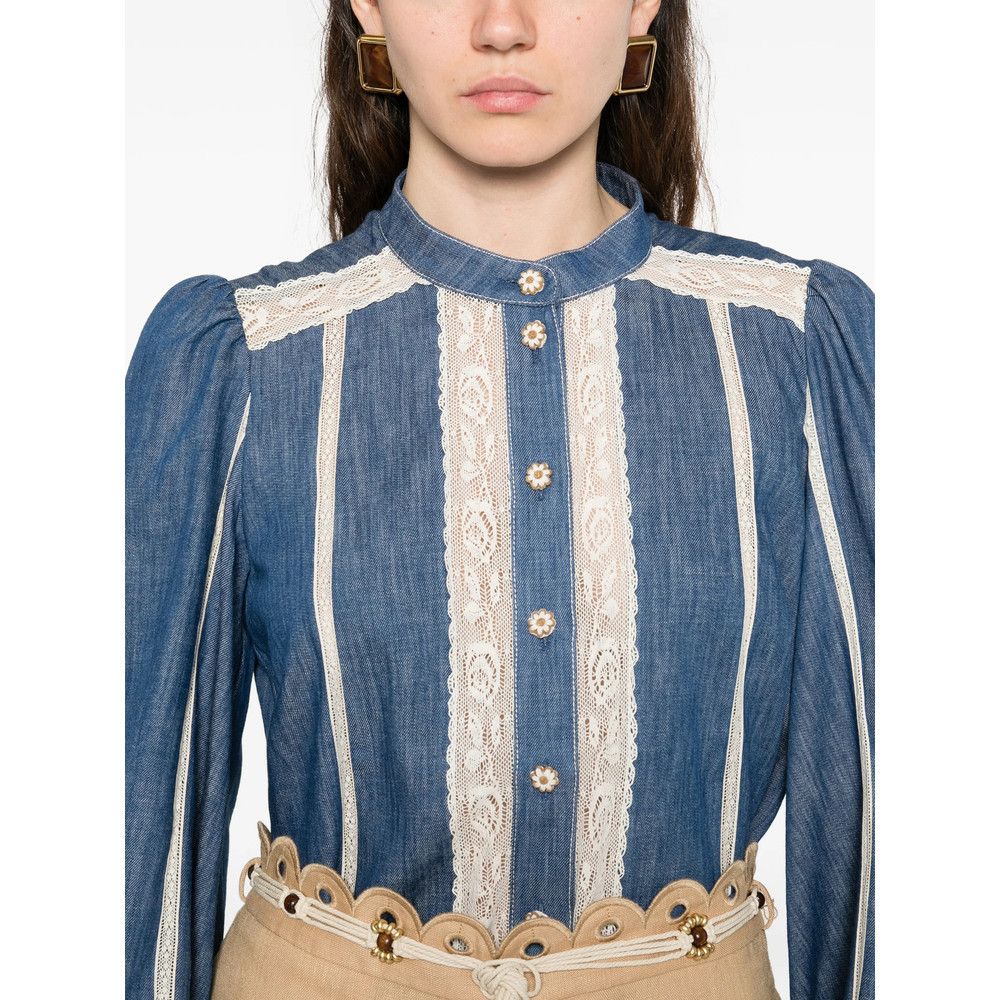 Zimmermann Zimmermann BLUE Tops - Shirts Size S / US 4 / IT 40 - 2 Thumbnail