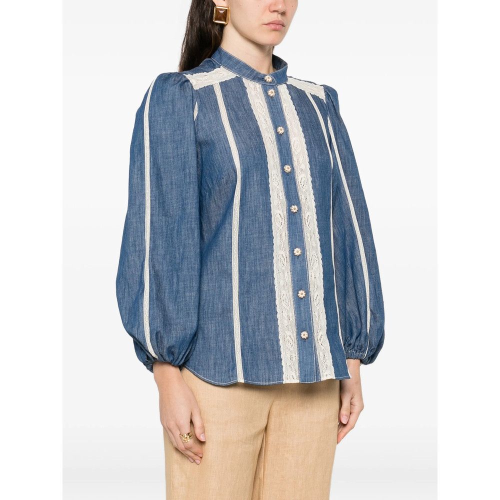 Zimmermann Zimmermann BLUE Tops - Shirts Size S / US 4 / IT 40 - 4 Thumbnail