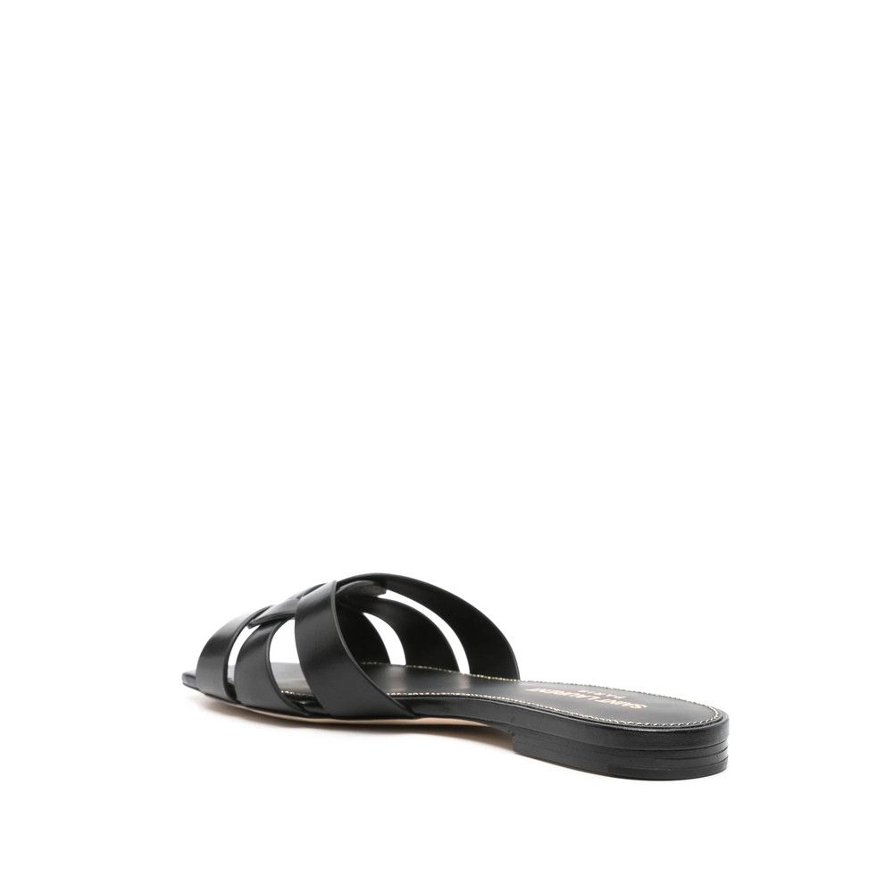 Saint Laurent Paris Saint Laurent BLACK Sandals Size US 6 / IT 36 - 4 Thumbnail