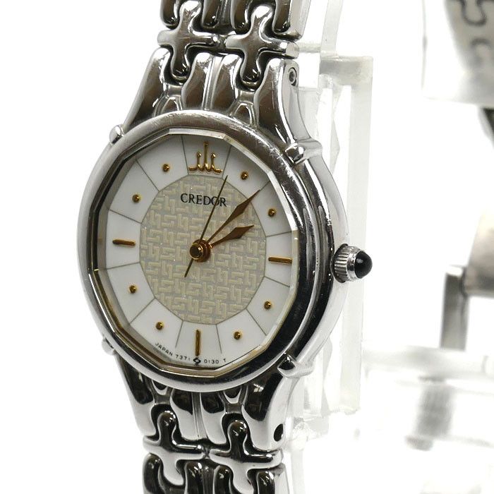 Seiko Seiko SEIKO Credor Stainless Steel Watch Metal Quartz 7371-5030 DUTY FREE for USA Size ONE SIZE - 2 Thumbnail