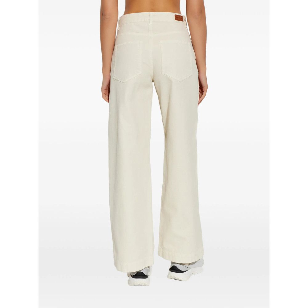 Moncler Moncler NEUTRALS Trousers - Palazzo Pants Size 28" / US 6 / IT 42 - 3 Thumbnail