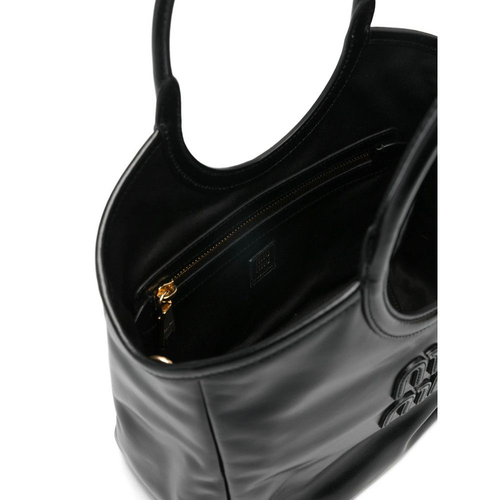 Miu Miu Miu Miu BLACK Tote Bags Size ONE SIZE - 4 Thumbnail