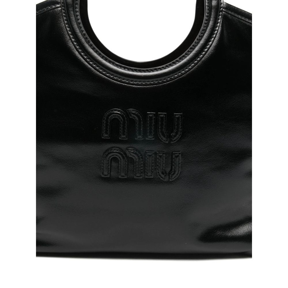 Miu Miu Miu Miu BLACK Tote Bags Size ONE SIZE - 2 Thumbnail