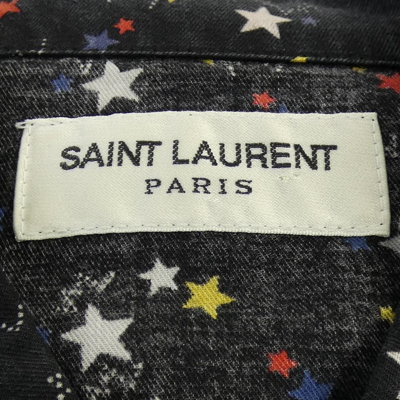 Yves Saint Laurent Yves Saint Laurent Saint Laurent Shirt Textile Dress Shirt 597059 Y01FI DUTY FREE for USA Size ONE SIZE - 4 Thumbnail