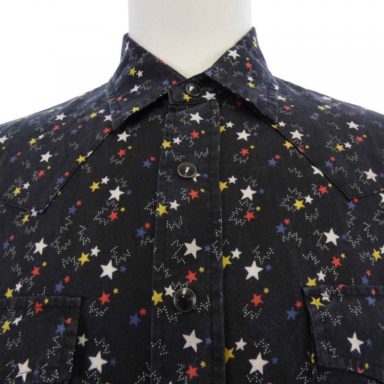 Yves Saint Laurent Yves Saint Laurent Saint Laurent Shirt Textile Dress Shirt 597059 Y01FI DUTY FREE for USA Size ONE SIZE - 5 Thumbnail