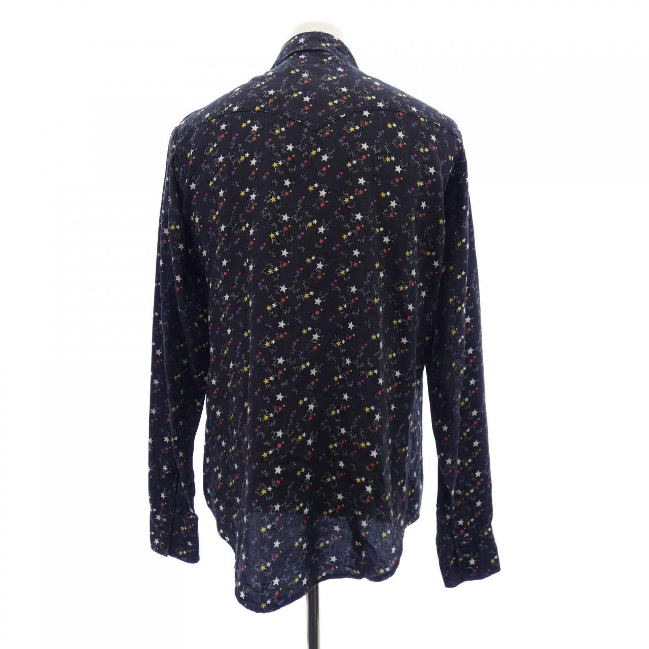 Yves Saint Laurent Yves Saint Laurent Saint Laurent Shirt Textile Dress Shirt 597059 Y01FI DUTY FREE for USA Size ONE SIZE - 2 Thumbnail