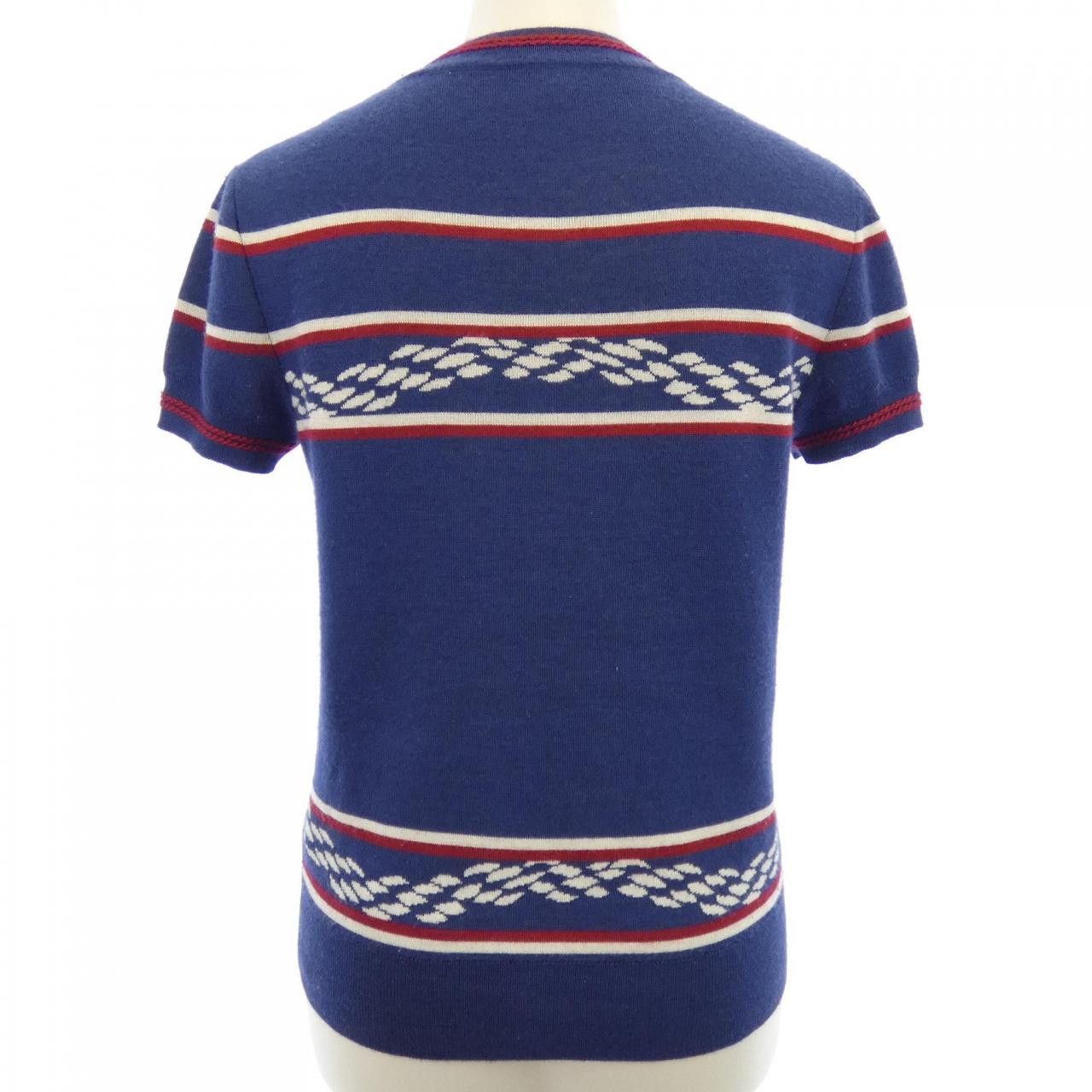 Hermes Hermes Hermes CANOE CHAINE D'ANCRE Cashmere Blend Knitwear Textile Tops DUTY FREE for USA Size ONE SIZE - 2 Thumbnail