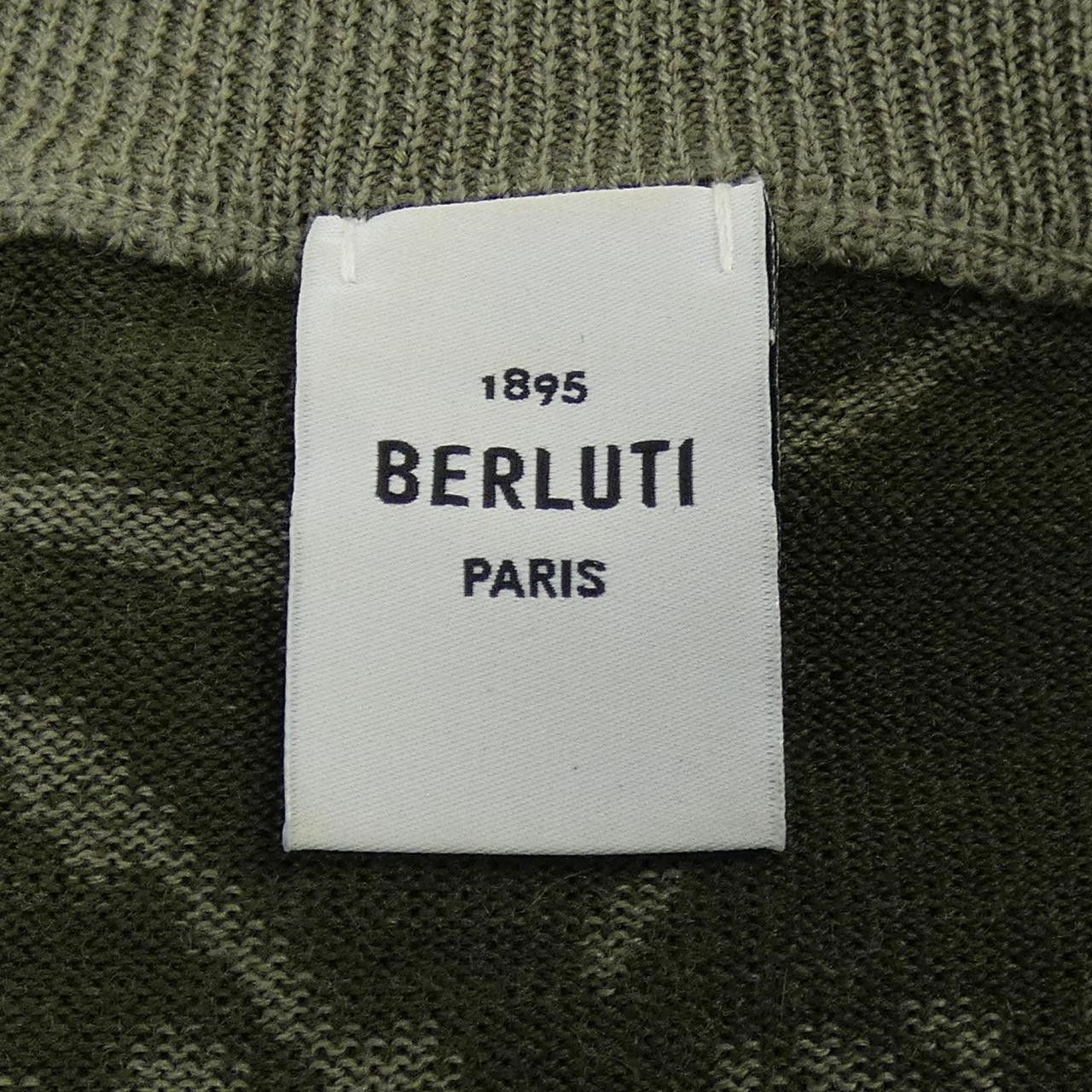 Berluti Berluti Berluti Knitwear Textile Tops R19KRL135YWBE DUTY FREE for USA Size ONE SIZE - 4 Thumbnail