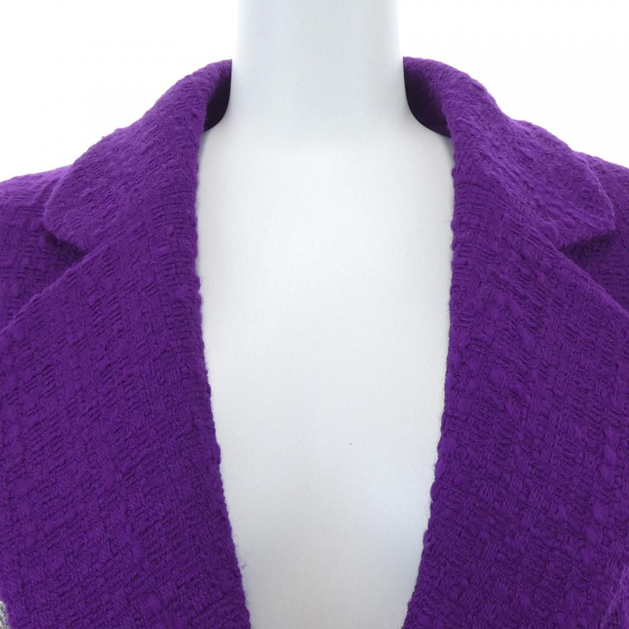 Chanel Chanel Chanel Jacket Textile Outerwear P09252V05790 97A DUTY FREE for USA Size ONE SIZE - 5 Thumbnail