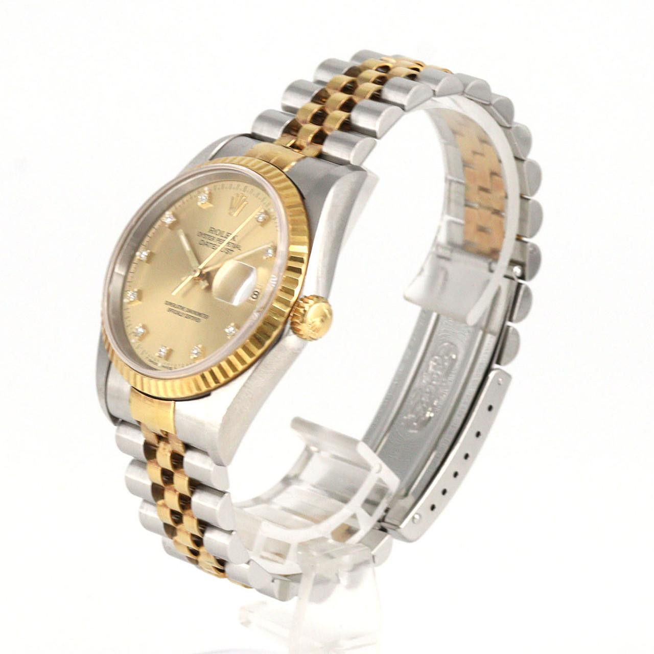 Rolex Rolex Rolex Datejust Stainless Steel Yellow Gold Automatic Metal Automatic 16233G DUTY FREE for USA Size ONE SIZE - 2 Thumbnail