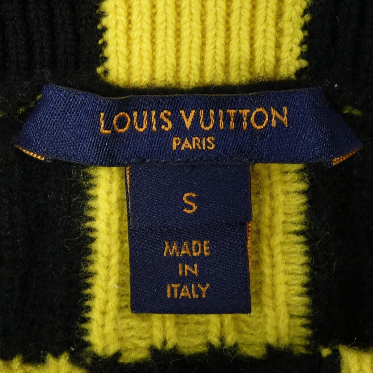 Louis Vuitton Louis Vuitton Louis Vuitton Cashmere Knit Textile Tops FHKL80RZB DUTY FREE for USA Size ONE SIZE - 4 Thumbnail