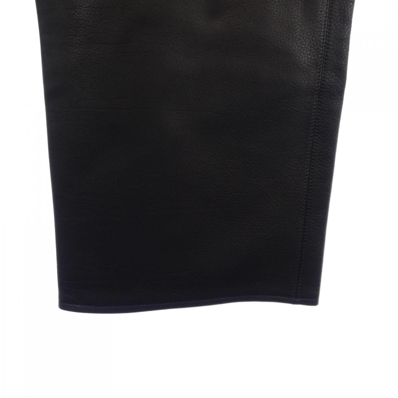 Chrome Hearts Chrome Hearts Chrome Hearts DEVIL DOG Calfskin Pants Leather Pants DUTY FREE for USA Size ONE SIZE - 5 Thumbnail