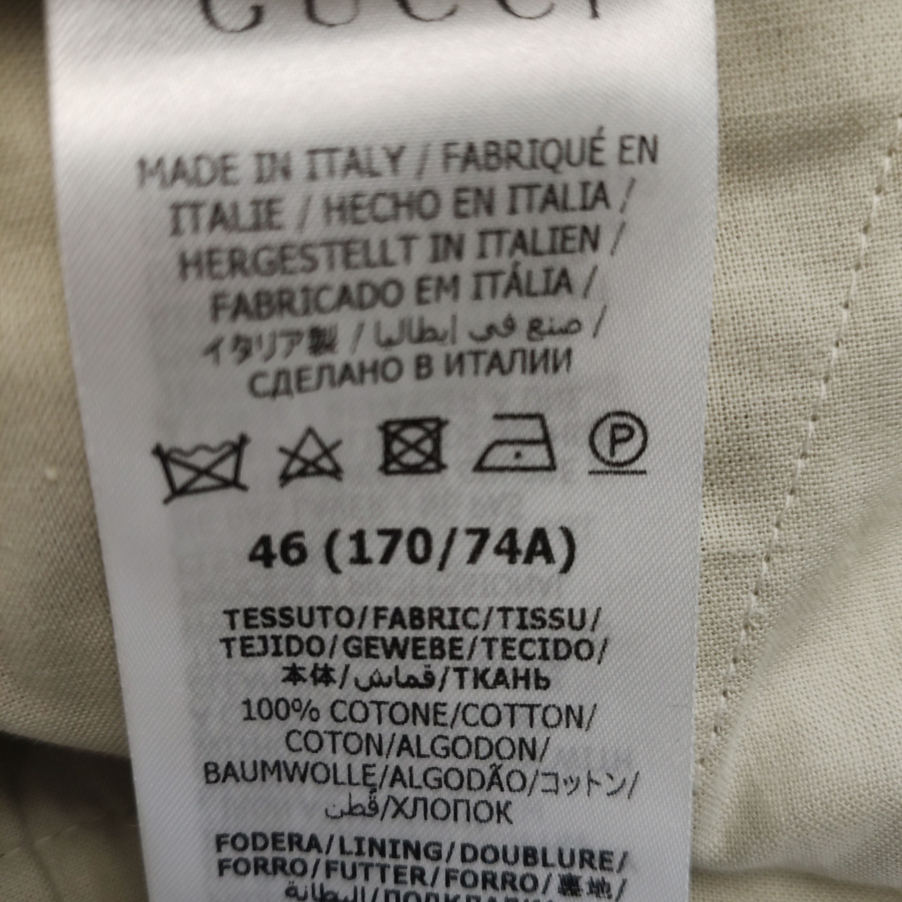 Gucci Gucci XL Cotton Stripe Interlocking G Pants Size US 30 / EU 46 - 15 Thumbnail