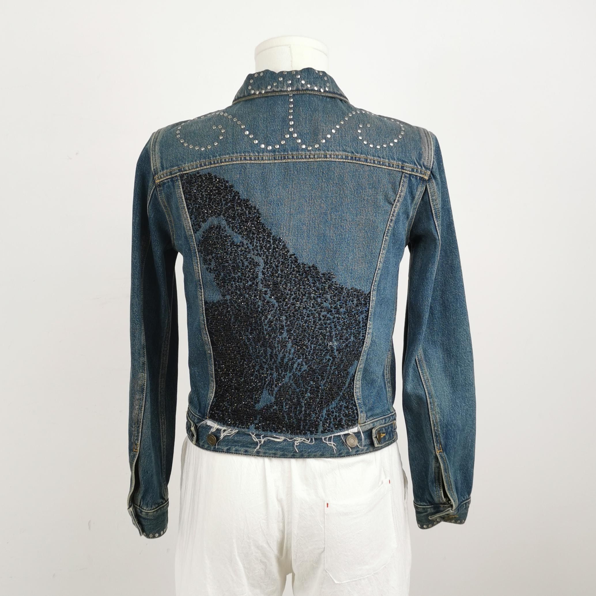 Saint Laurent Paris Saint Laurent XS Collared Leather Jacket Size US XS / EU 42 / 0 - 5 Thumbnail