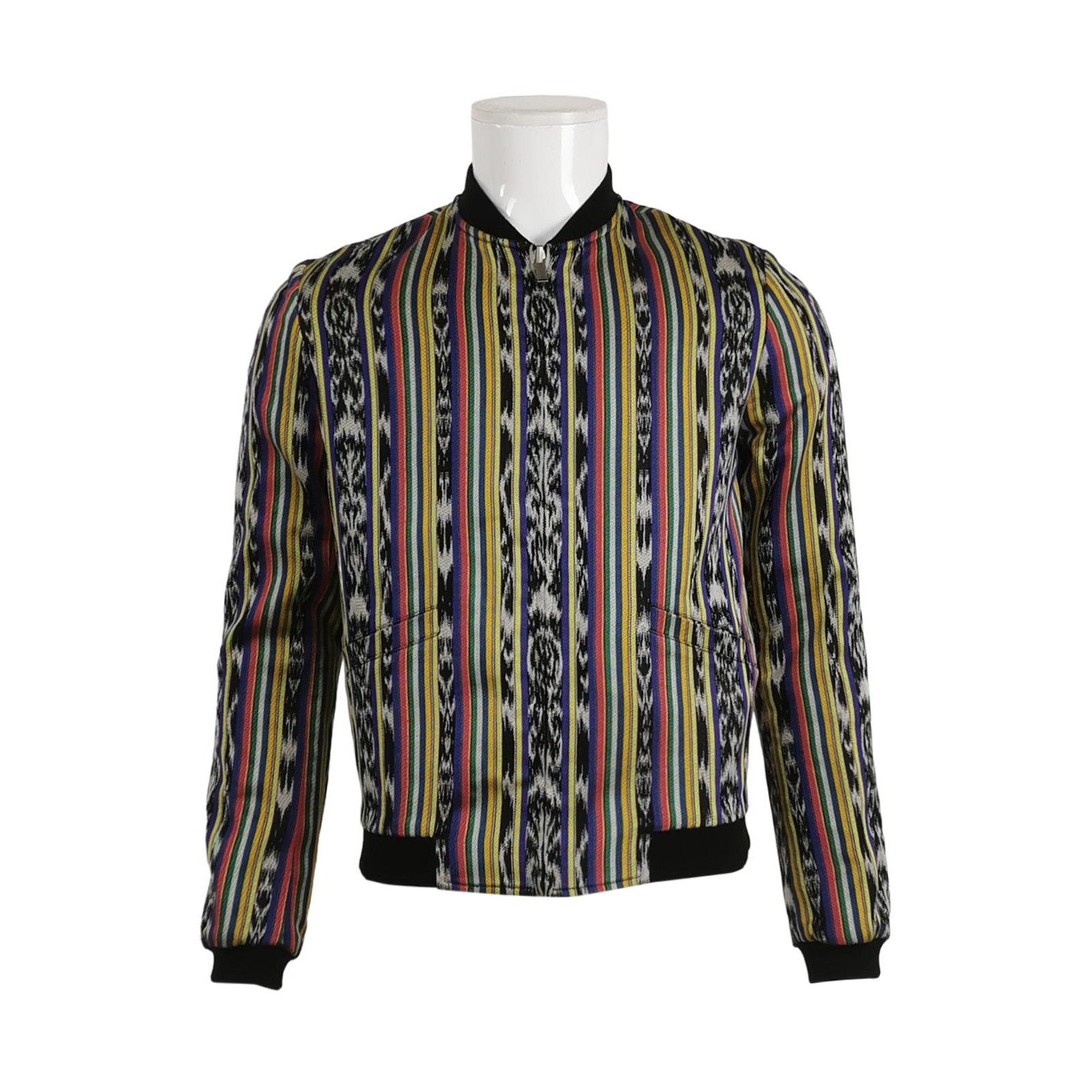 Saint Laurent Paris Saint Laurent M Cotton Single-Breasted Lapel Jacket Size US M / EU 48-50 / 2 - 4 Thumbnail