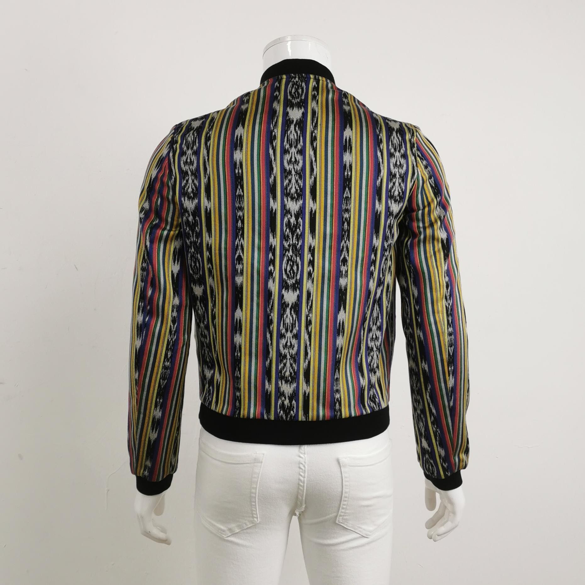 Saint Laurent Paris Saint Laurent M Cotton Single-Breasted Lapel Jacket Size US M / EU 48-50 / 2 - 5 Thumbnail