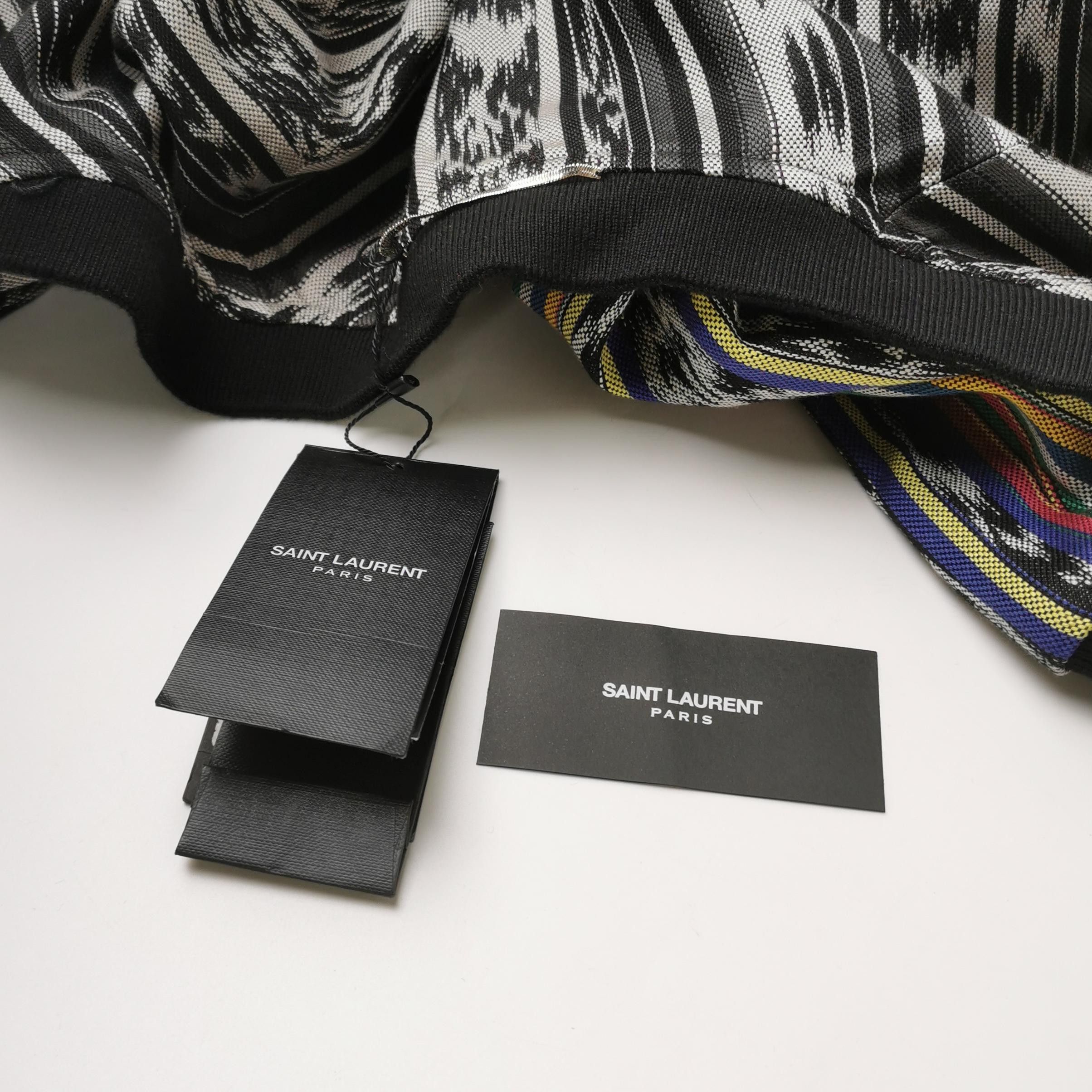 Saint Laurent Paris Saint Laurent M Cotton Single-Breasted Lapel Jacket Size US M / EU 48-50 / 2 - 9 Thumbnail