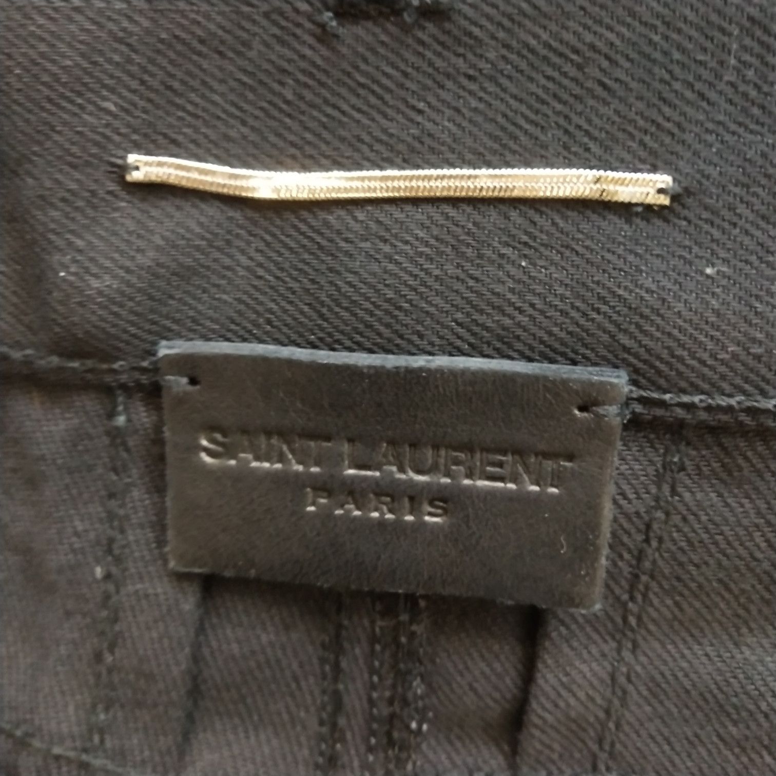 Saint Laurent Paris Woven 100% Cotton Textile Fabric Size US M / EU 48-50 / 2 - 13 Thumbnail