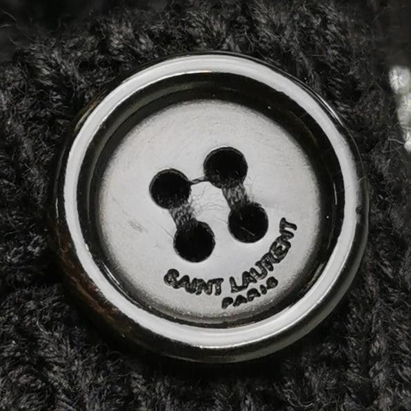 Saint Laurent Paris Saint Laurent Wool Solid Lapel Button Coat M Size US M / EU 48-50 / 2 - 6 Thumbnail