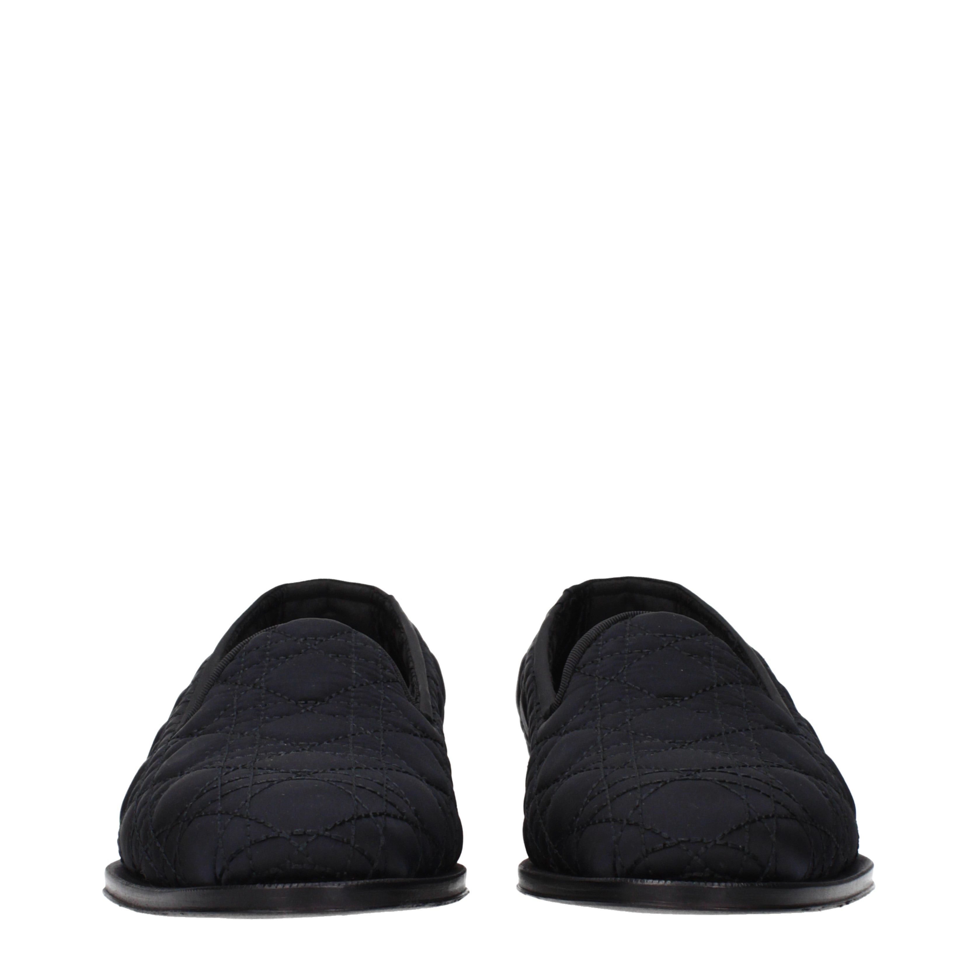 Dior Christian Dior Slippers Men Fabric Black Size ONE SIZE - 3 Thumbnail
