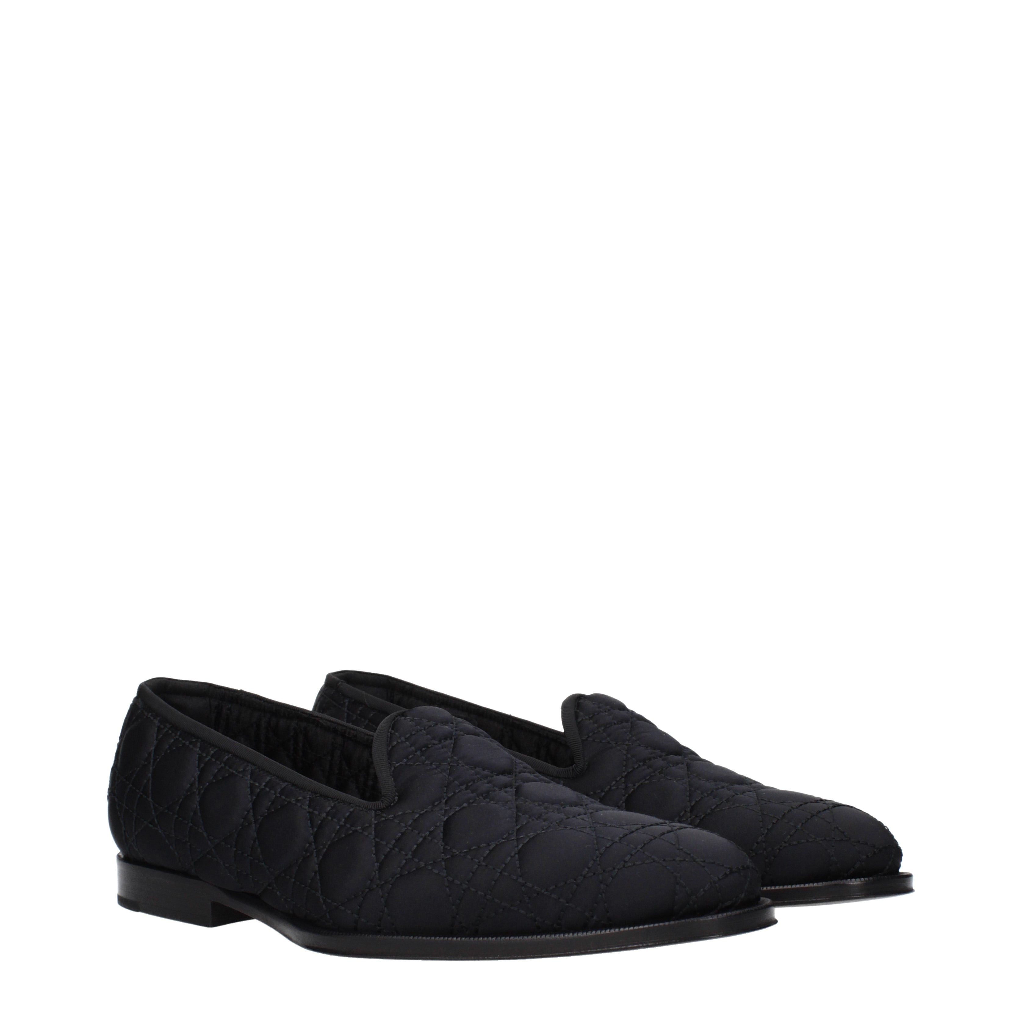 Dior Christian Dior Slippers Men Fabric Black Size ONE SIZE - 2 Thumbnail