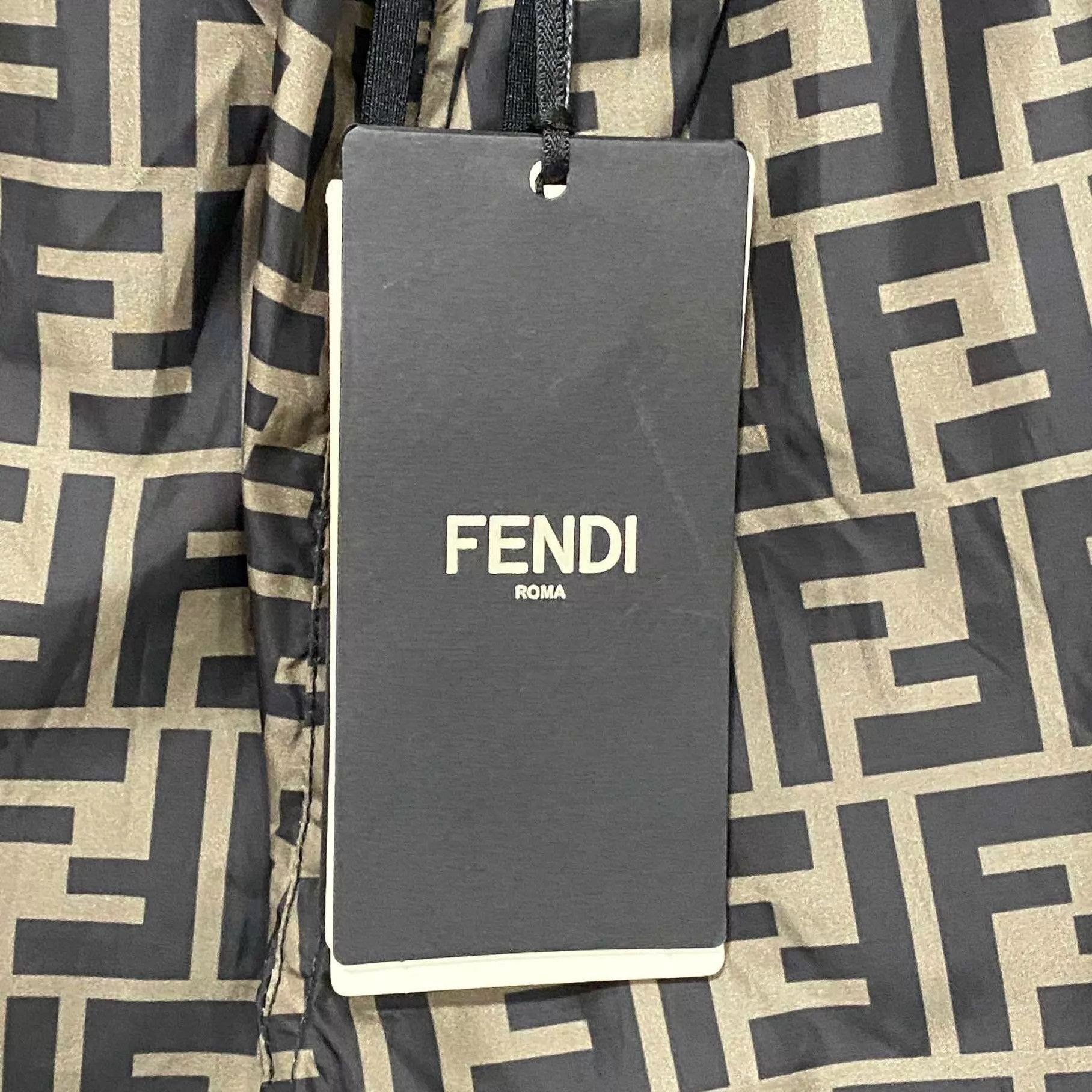 Fendi Brown Patterned Shorts Size 32 Size US 32 / EU 48 - 4 Thumbnail