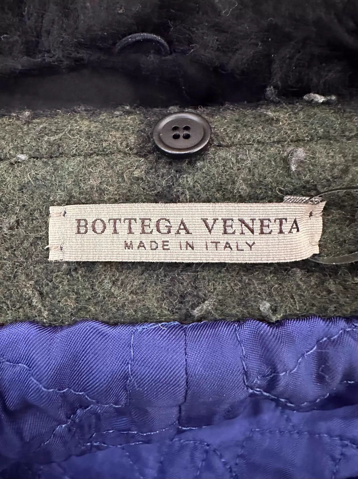 Bottega Veneta Plaid Pattern Jacket with Faux Fur Collar Size US L / EU 52-54 / 3 - 5 Thumbnail