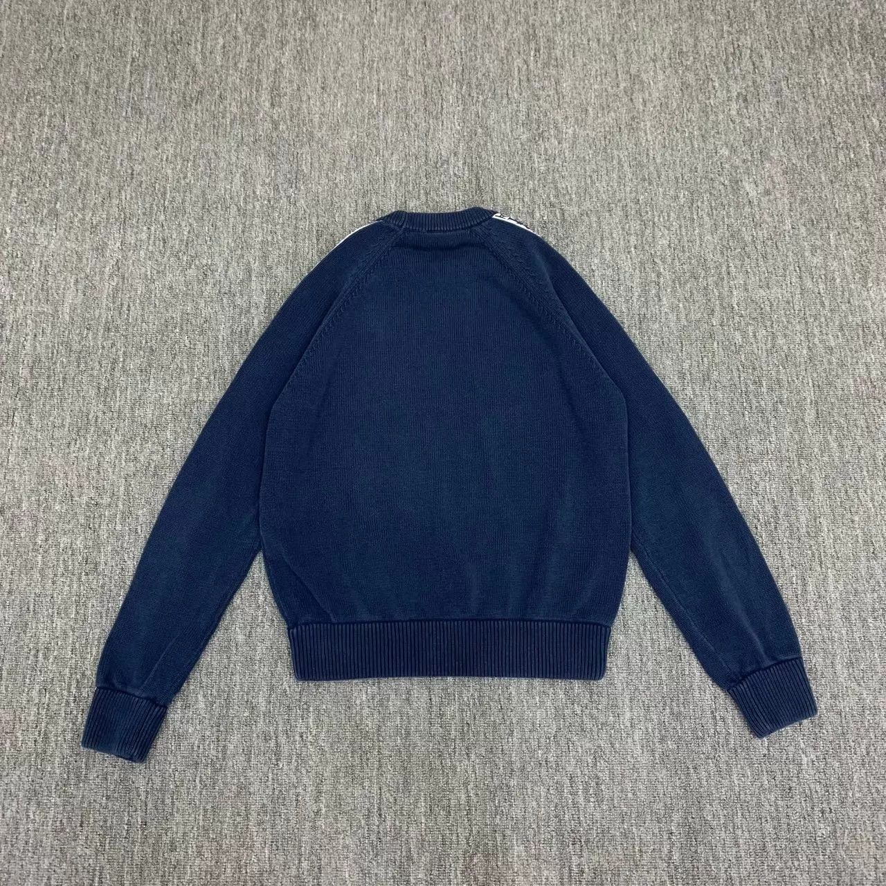 Dior Blue Long Sleeve Sweater with Patterned Sleeves Size US M / EU 48-50 / 2 - 2 Thumbnail