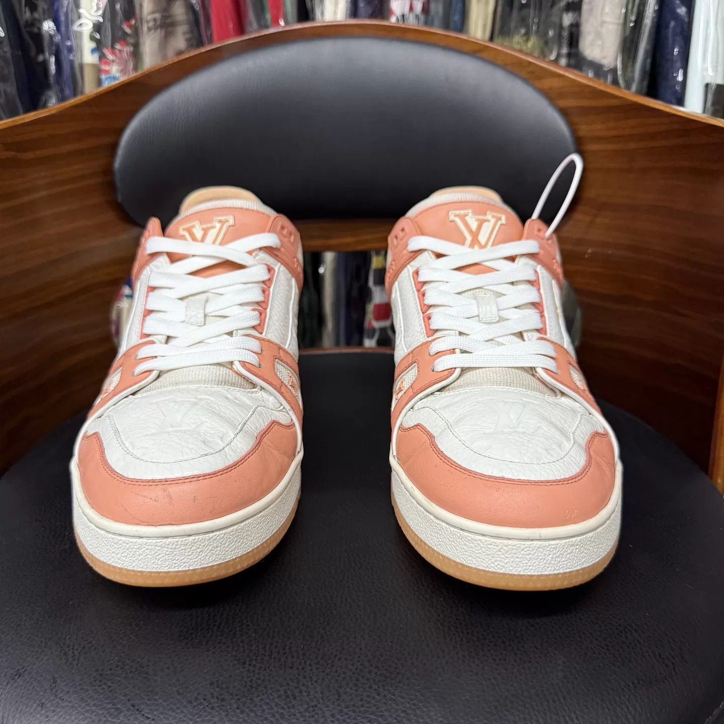 Louis Vuitton Pink Lowtop Sneakers Size 9.5 Size US 9.5 / EU 42-43 - 2 Thumbnail