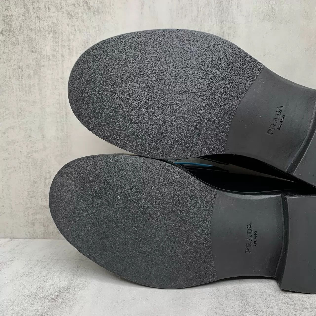Prada Black Leather Slip-On Loafers Size 8 Size US 8 / EU 41 - 8 Thumbnail