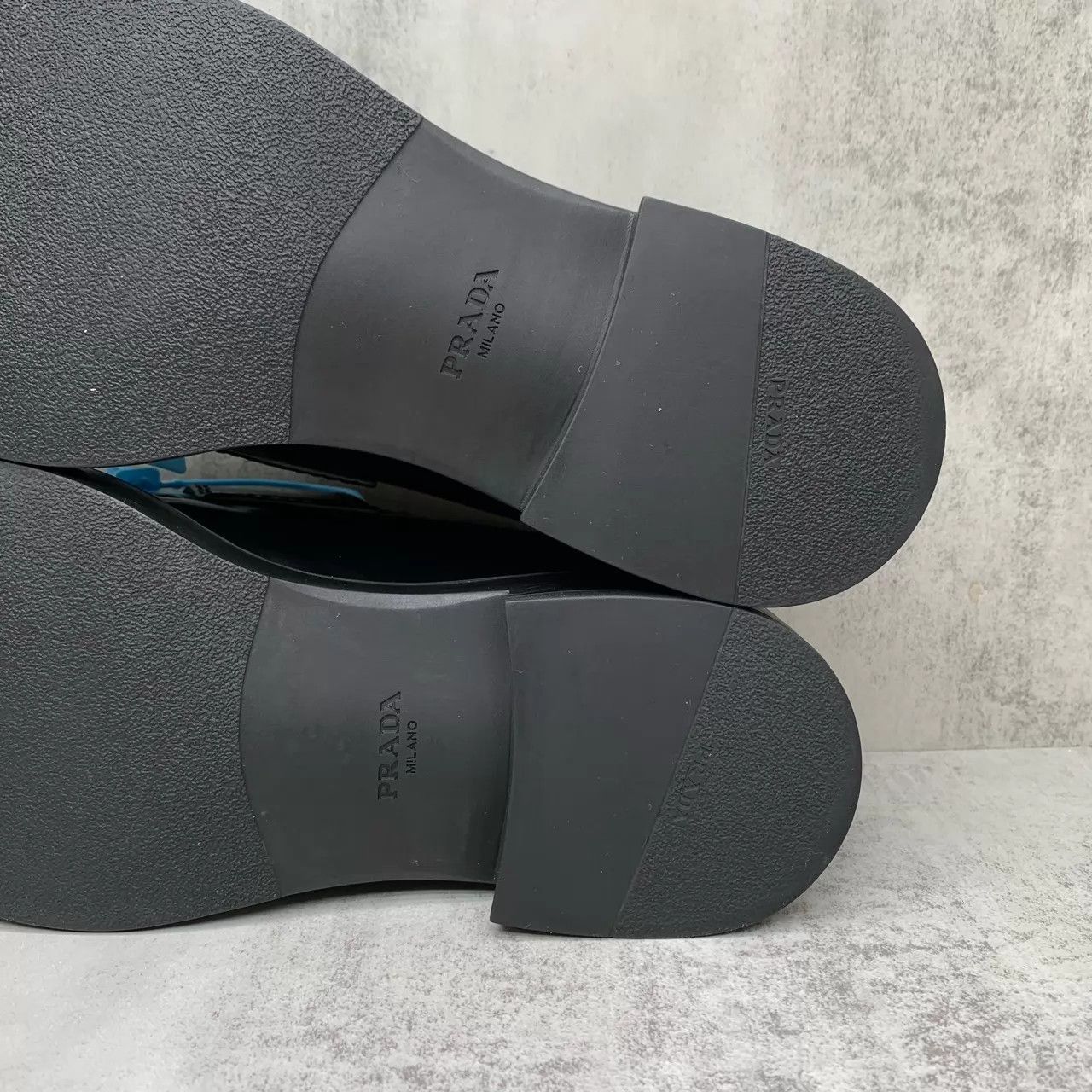 Prada Black Leather Slip-On Loafers Size 8 Size US 8 / EU 41 - 9 Thumbnail