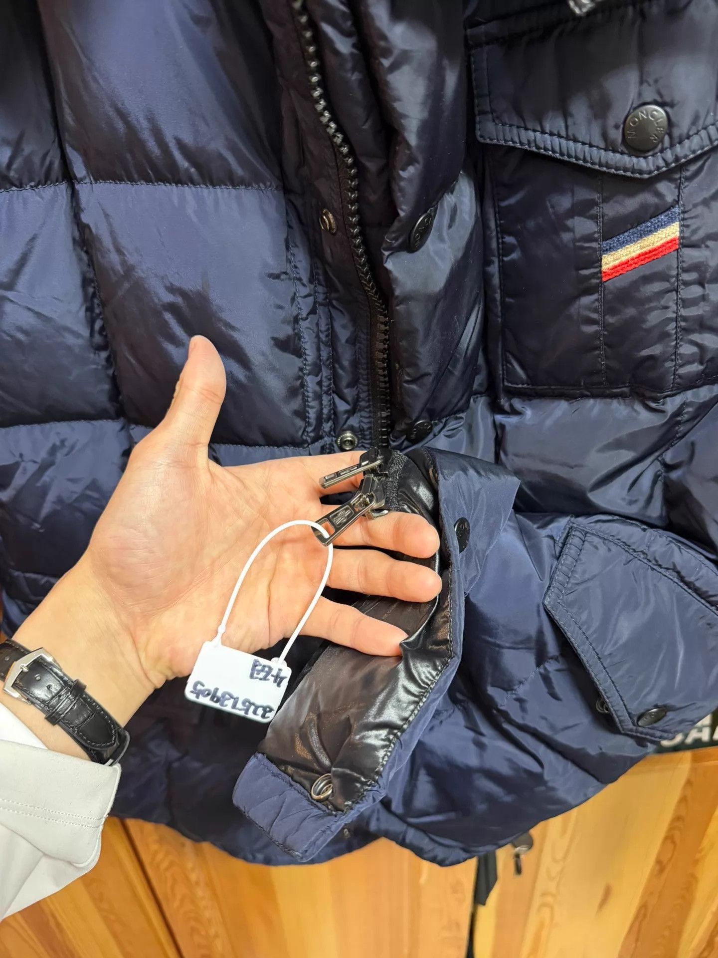 Moncler Blue Puffer Jacket with Hood - Size XL Size US XL / EU 56 / 4 - 5 Thumbnail
