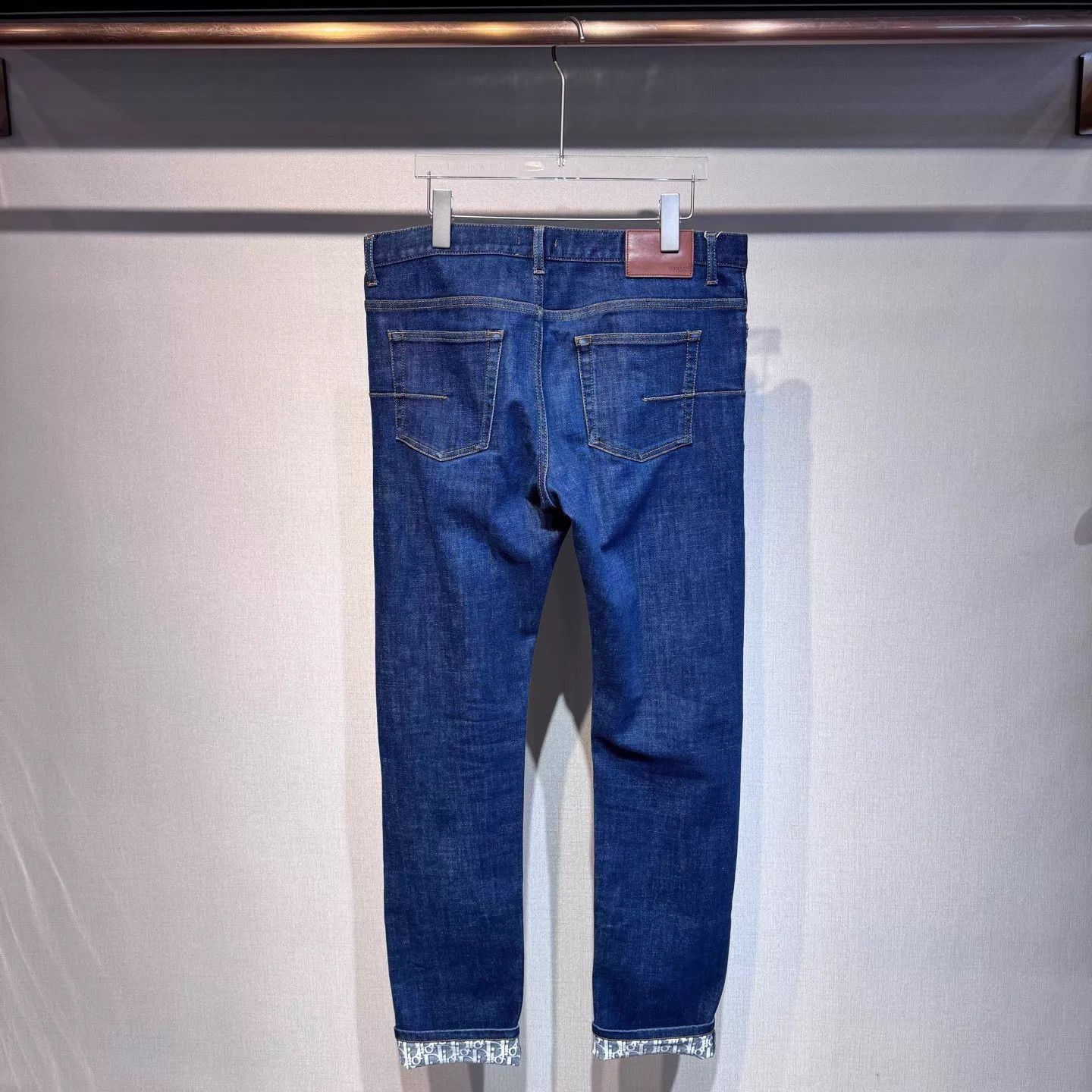 Dior Blue Denim Jeans with Rolled Cuffs Size US 32 / EU 48 - 2 Thumbnail