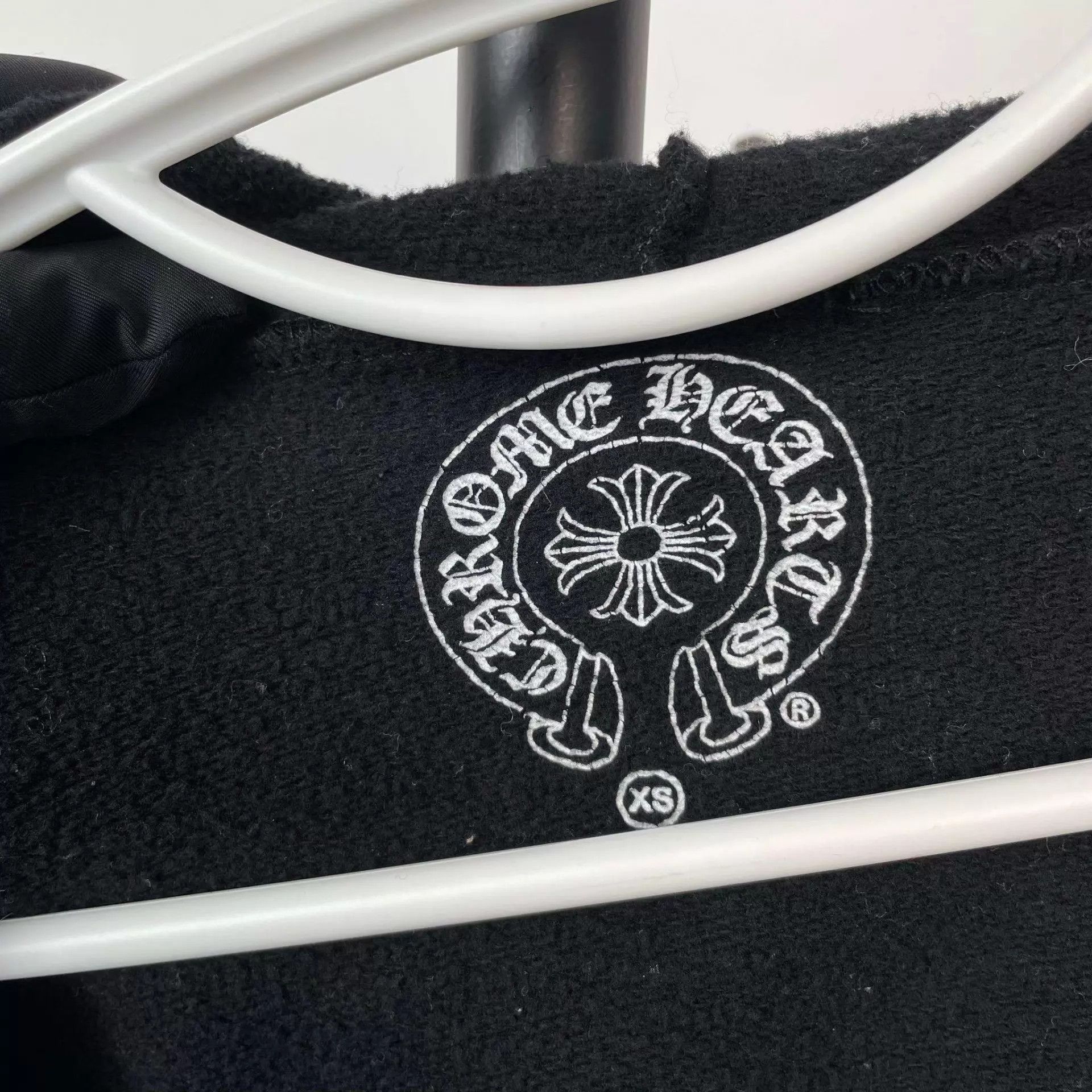 Chrome Hearts Black Zip-Up Hoodie with Skeleton Graphic, XS Size US XS / EU 42 / 0 - 4 Thumbnail