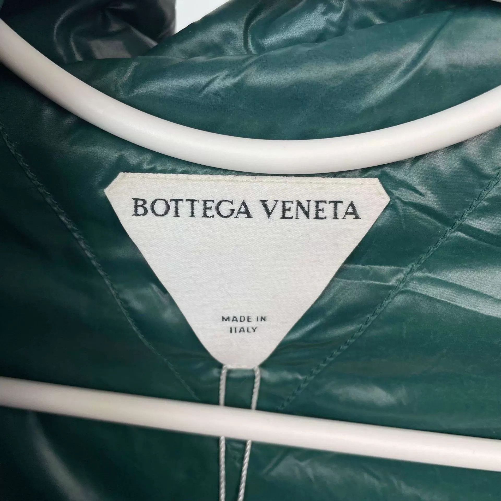 Bottega Veneta Green High-Collar Zip-Front Light Jacket Size US S / EU 44-46 / 1 - 3 Thumbnail